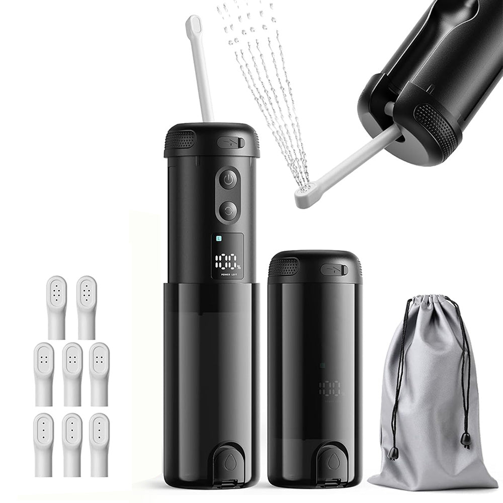 250ml Portable Travel Bidet with 5 Spray Modes & 8 Replaceable Nozzles