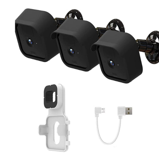 3Pcs Outdoor Mount for Blink Surveillance Camera Weatherproof Protective Housing 360 Degree Adjustable Mount