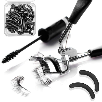 100 Replacement Eyelash Curler Rubber Pads Refill Cosmetic Makeup Tool