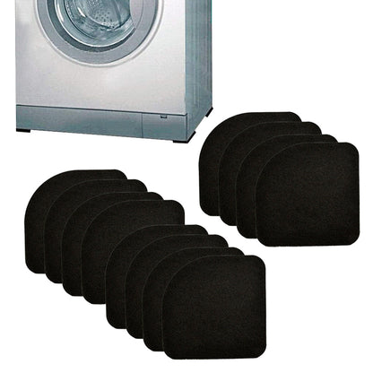 Set of 24Pcs Anti Vibration Pads for Washing Machine Support Feet Stabilizer Mat for Washer Dryer
