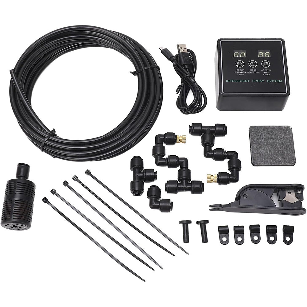 Reptile Mist Intelligent Humidifier Sprinkler Kit System Adjustable Spray Rainforest Fogger