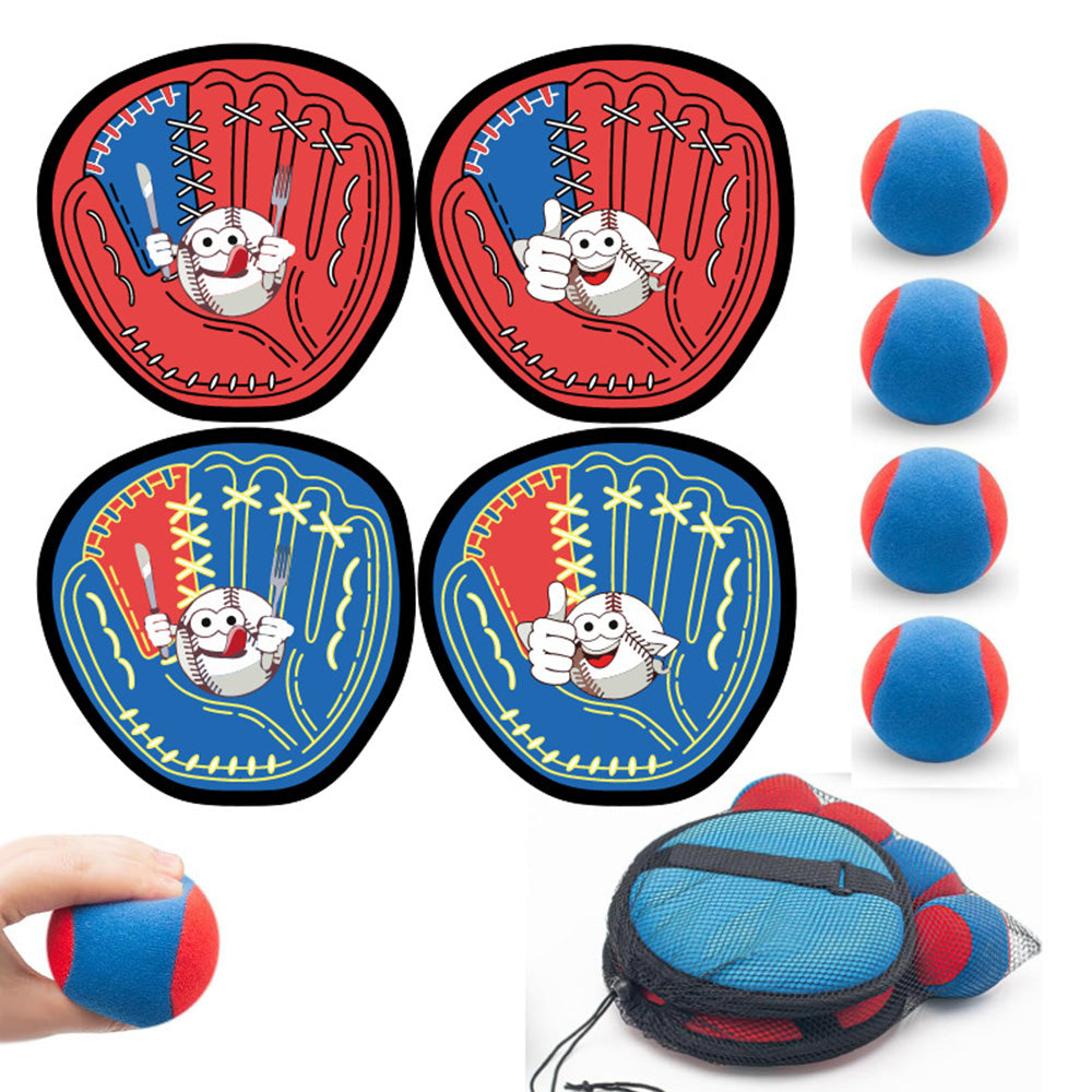 Toss & Catch Ball Game with Toddler Baseball Glove for Kids Age 6+