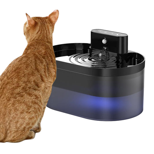 2.2L Automatic Electric Pet Water Fountain Dog Cat Drinking Dispenser with Filter