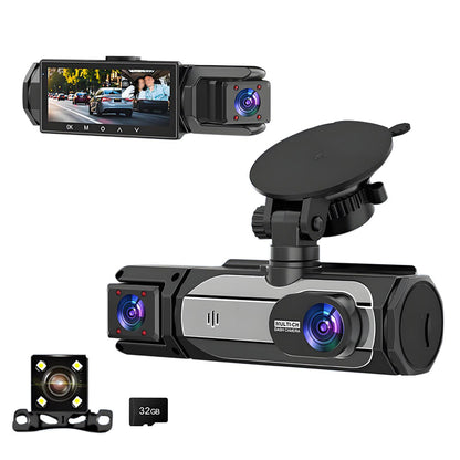 3-in-1 Mini Dash Cam for Cars ¨C Night Vision with Loop Recording
