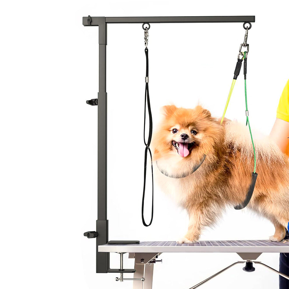 Dog Grooming Holder Pet Grooming Hammock Stand with Loop Noose