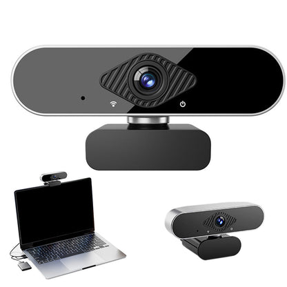 4K USB Webcam with Mic Full HD Computer Camera for Desktop and Laptop