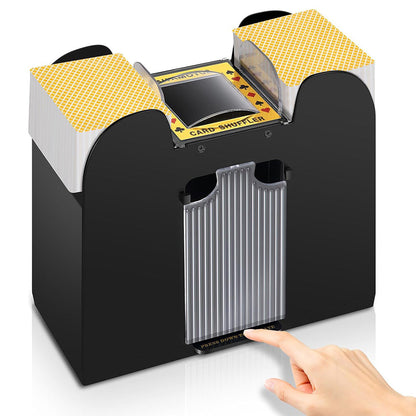 6-Deck Automatic Electric Card Shuffler ââ‚?Battery Operated