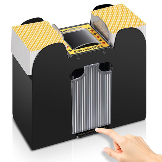 6-Deck Automatic Electric Card Shuffler ââ‚?Battery Operated