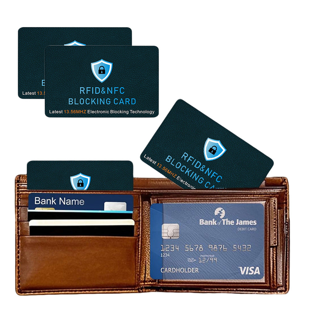 4 Pack RFID NFC Anti Theft Card Protector for Wallets and Passports