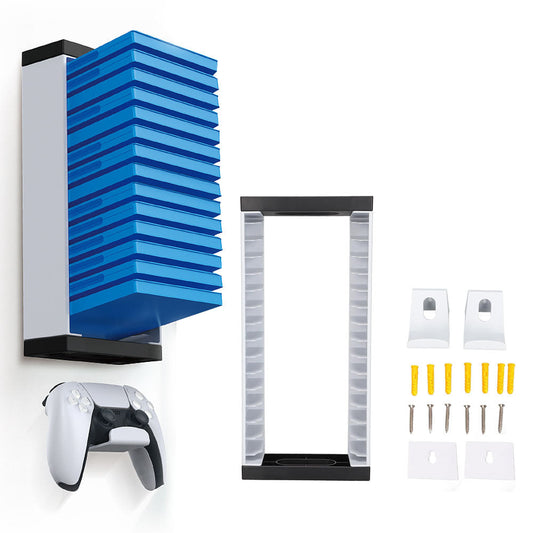 For PS4 PS5 Xbox Switch Game Case Storage Shelf Controller Wall Mount Holders