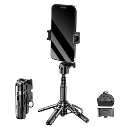 Mini Bluetooth Selfie Stick with Remote & Tripod Stand for Mobile Phones