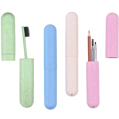 4 Pcs Travel Toothbrush Case Hard Shell Plastic Cover