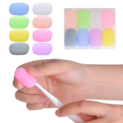 8 Piece Toothbrush Covers with Storage Case