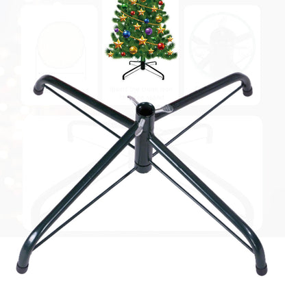 Metal Christmas Tree Stand with Folding Base Support for Artificial Holiday Tree