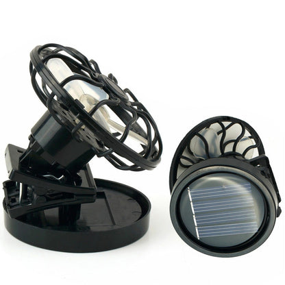 Solar Powered Clip-On Hat Fan for Outdoor Sports Camping and Activities