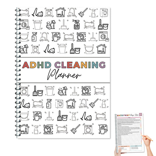 DIY Cleaning Schedule and Checklist Organizer Daily Weekly Monthly Household Cleaning Planner for Home