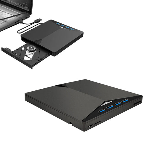 External CD/DVD Drive USB 3.0 Type-C Portable Slim Burner Writer
