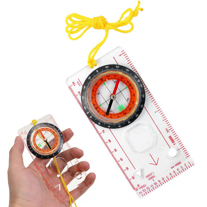 Multifunctional Professional Compass with Baseplate and Map Scale