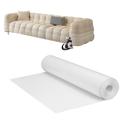 45 x 500cm Anti Cat Scratch Furniture Protector Film Self-Adhesive Couch Scratch Protector Tape