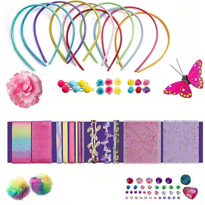 Headband Making Kit ¨C DIY Hair Accessories Set Gift for Girls Ages 5-12