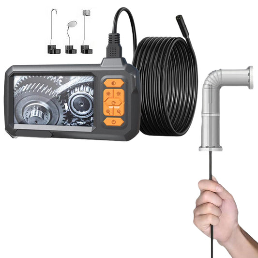 1080P 8mm Industrial Lens Endoscope 4.3Inch Screen Inspection Camera Borescope