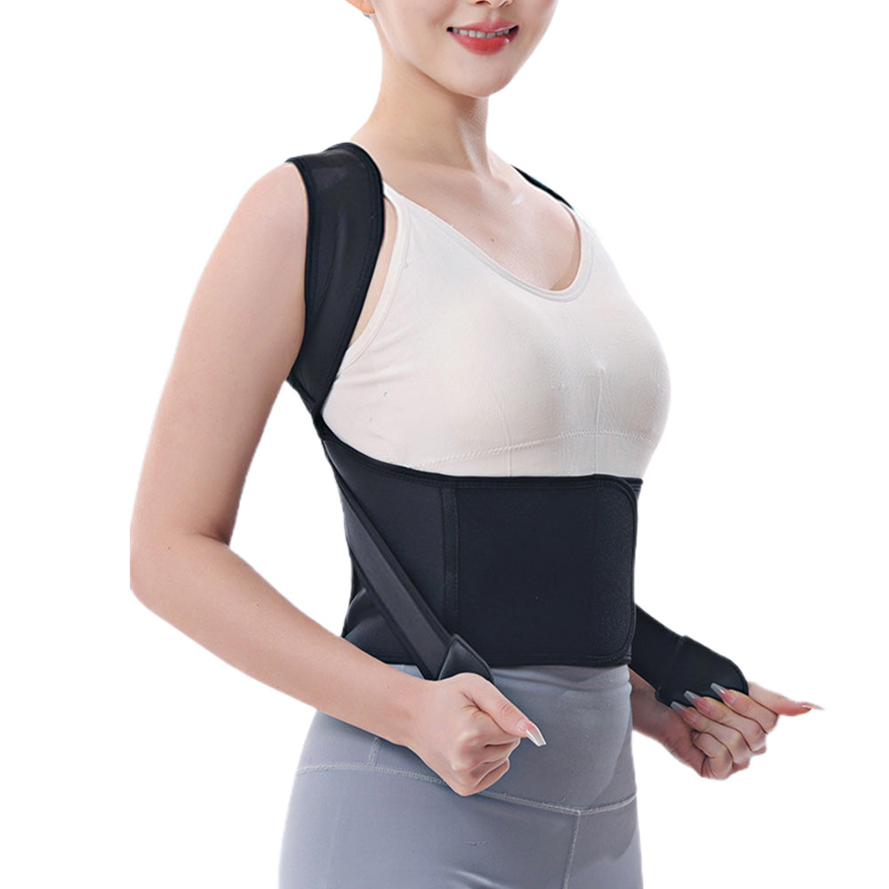 Unisex Posture Corrector Lumbar Brace Lightweight Back Support Shoulder Brace Belt