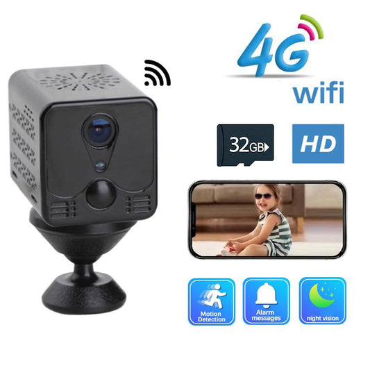 Wireless 4G Network Security Camera Clear Night Vision Hidden Spy Camera Motion Detection Surveillance camera