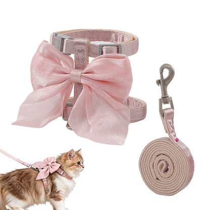 Adjustable Anti Escape Cat Harness Leash