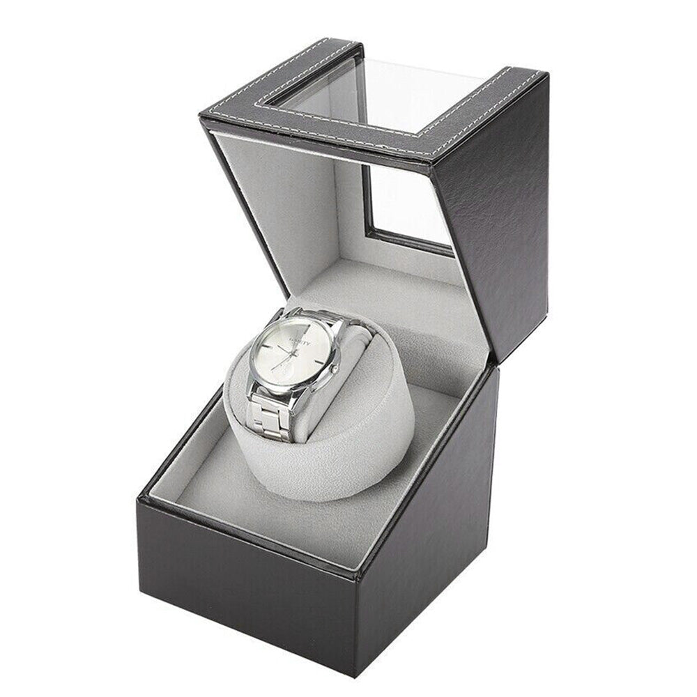 Automatic Watch Winder PU Leather Storage and Display Box