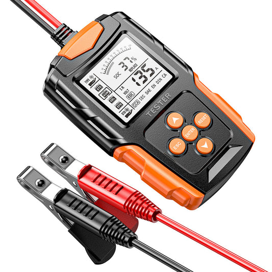 Car Battery Tester 12V 24V Gel AGM Wet Battery Analyzer Charging Diagnostic Test Tool