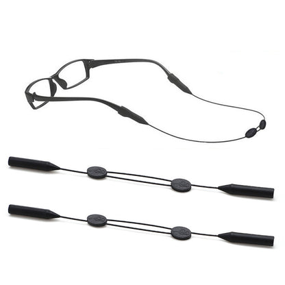 3Pcs Adjustable Glasses Strap Silicone Anti-Slip Eyewear Retainer Cord
