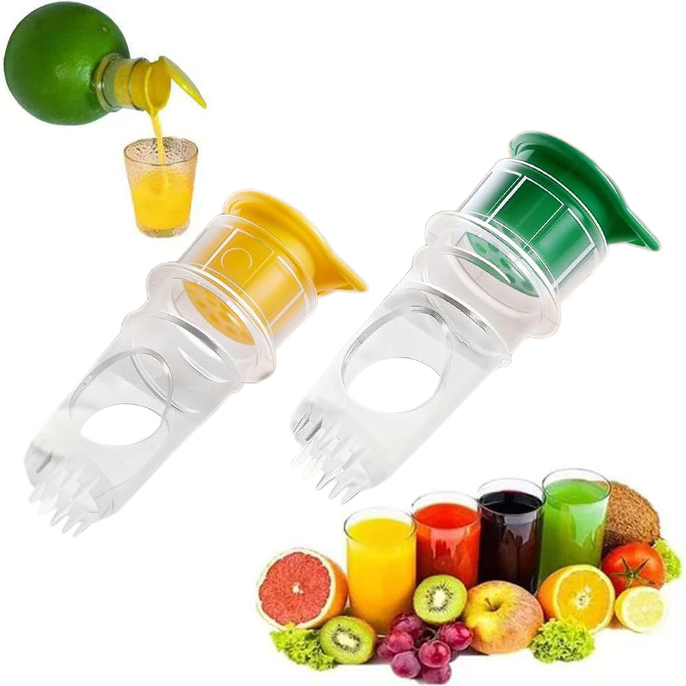 2PCS Portable Lemon Squeezer Screw Top Citrus Juicers for Lemon Lime & Orange