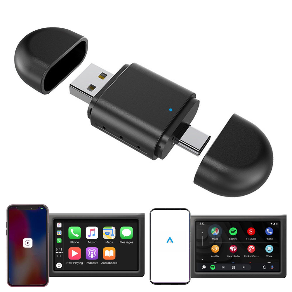 Car Wireless Connector for Apple CarPlay and Android Auto