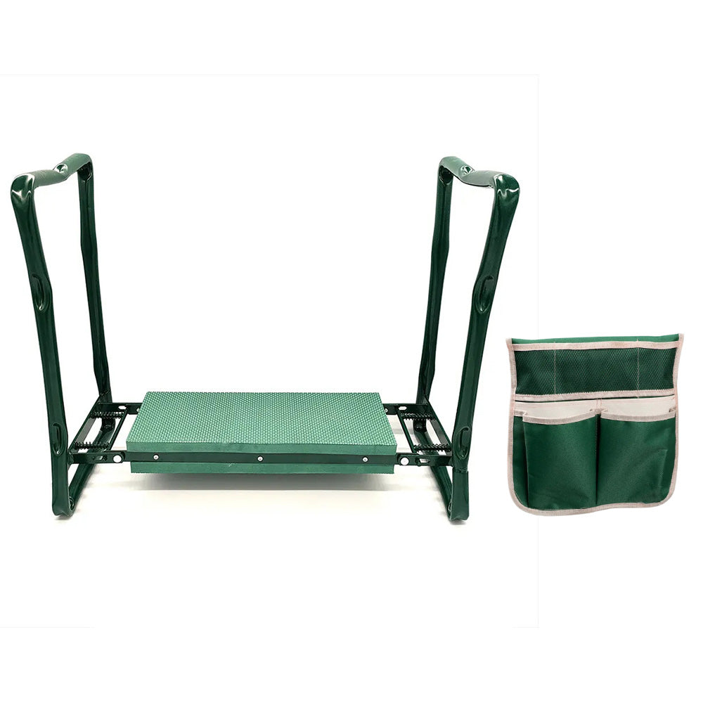 2 in 1 Foldable Garden Kneeler and Seat Comfortable Gardening Stool Kneeling Bench