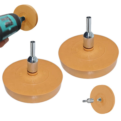 2 Pack Car Decal Remover Wheel for Drill 88mm