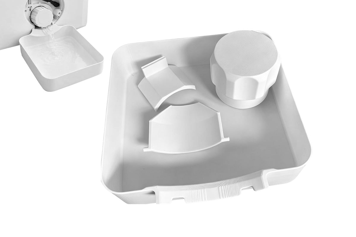 Raised Edge Washing Machine Drain Pan Set for Samsung