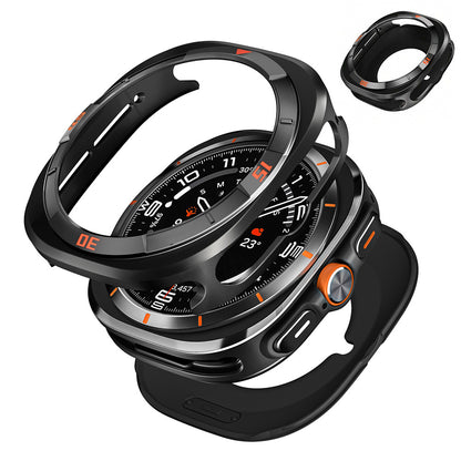 Full Cover Case and Glass Protector for Samsung Galaxy Watch Ultra 47mm - Black