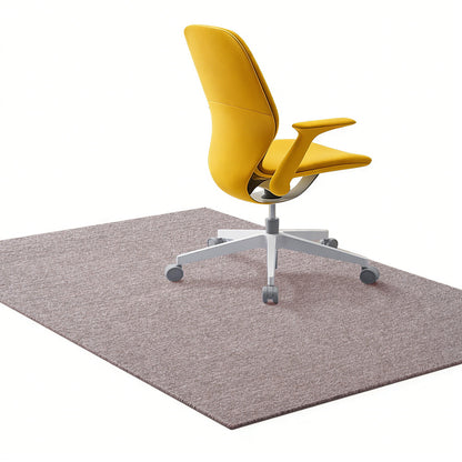 Office Chair Mat for Hardwood Floor Anti-Slip TPE Desk Rug for Home and Office-Brown
