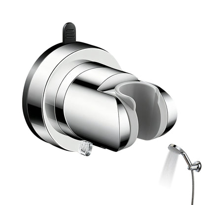 Adjustable Vacuum Suction Shower Head Holder with No Drill Mount - Silver