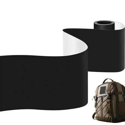 Self Adhesive Nylon Fabric Repair Tape 10 x 200cm Waterproof for Tents Backpacks-Black