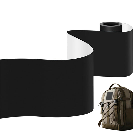 Self Adhesive Nylon Fabric Repair Tape 10 x 200cm Waterproof for Tents Backpacks-Black