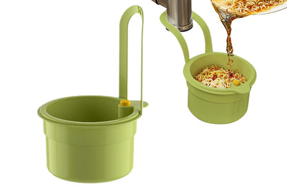 Sink Strainer Basket Faucet Hanging Kitchen Sink Stopper for Fruit Vegetable-Green