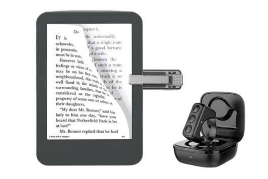 Remote Control Page Turner for Kindle Paperwhite Kindle Accessories for Hands-Free Reading-Black