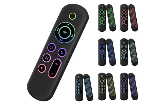 Air Mouse Keyboard Remote 2.4G Bluetooth Wireless Backlit for Android PC