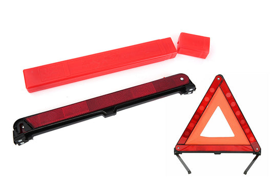 Warning Triangle Emergency Security Reflective Sign Road Roadside Dot Approved Kit