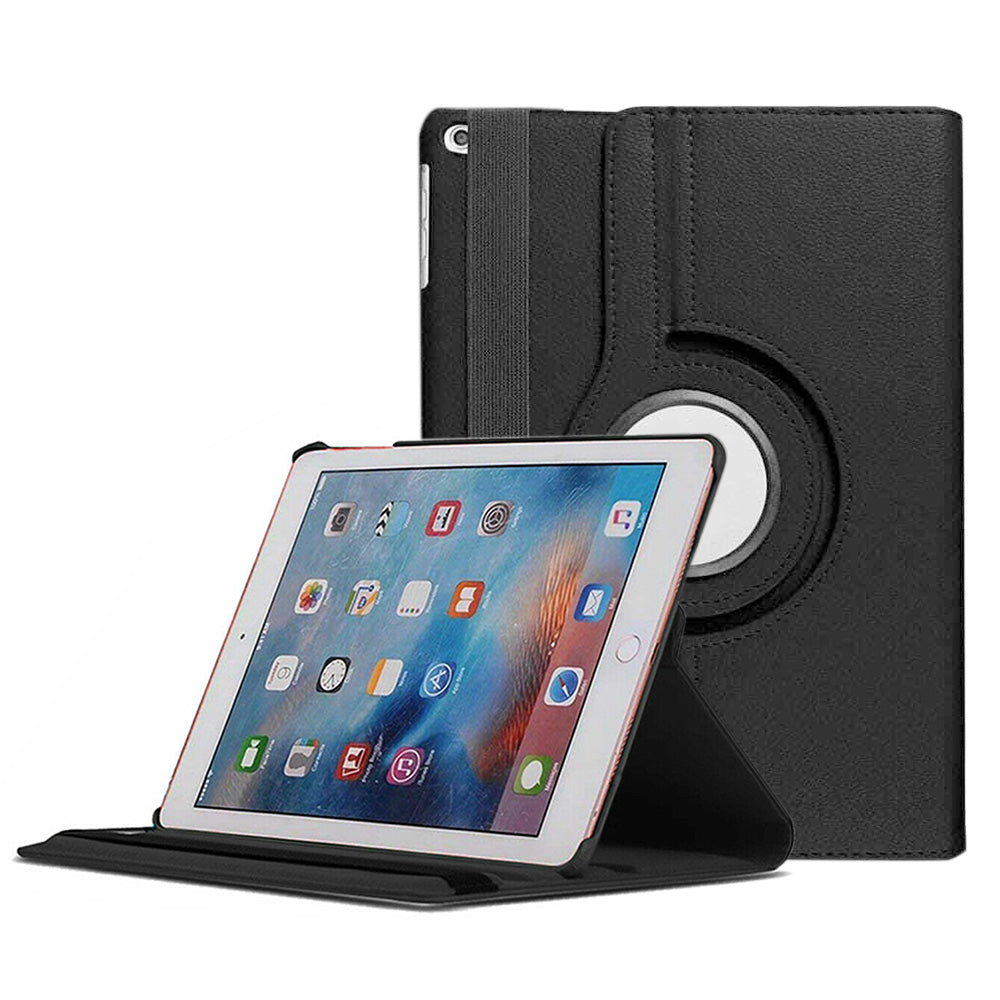360 Degree PU Leather Case for iPad 10th and 11th Gen A16 - Black
