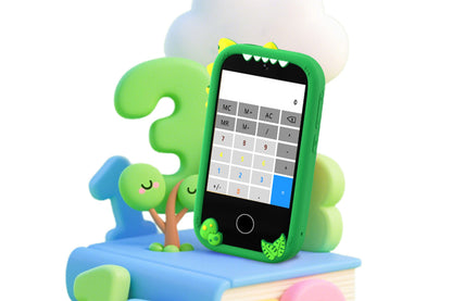 Little Ones Smart Phone with Dual Cameras and 32GB Card Christmas Birthday Gift for Aged 4 -Green