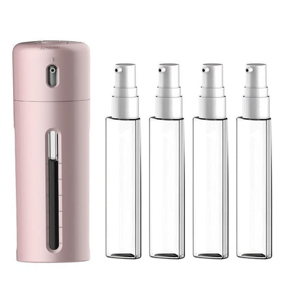 4 in 1 Refillable Travel Cosmetic Dispenser Bottle Set - Pink