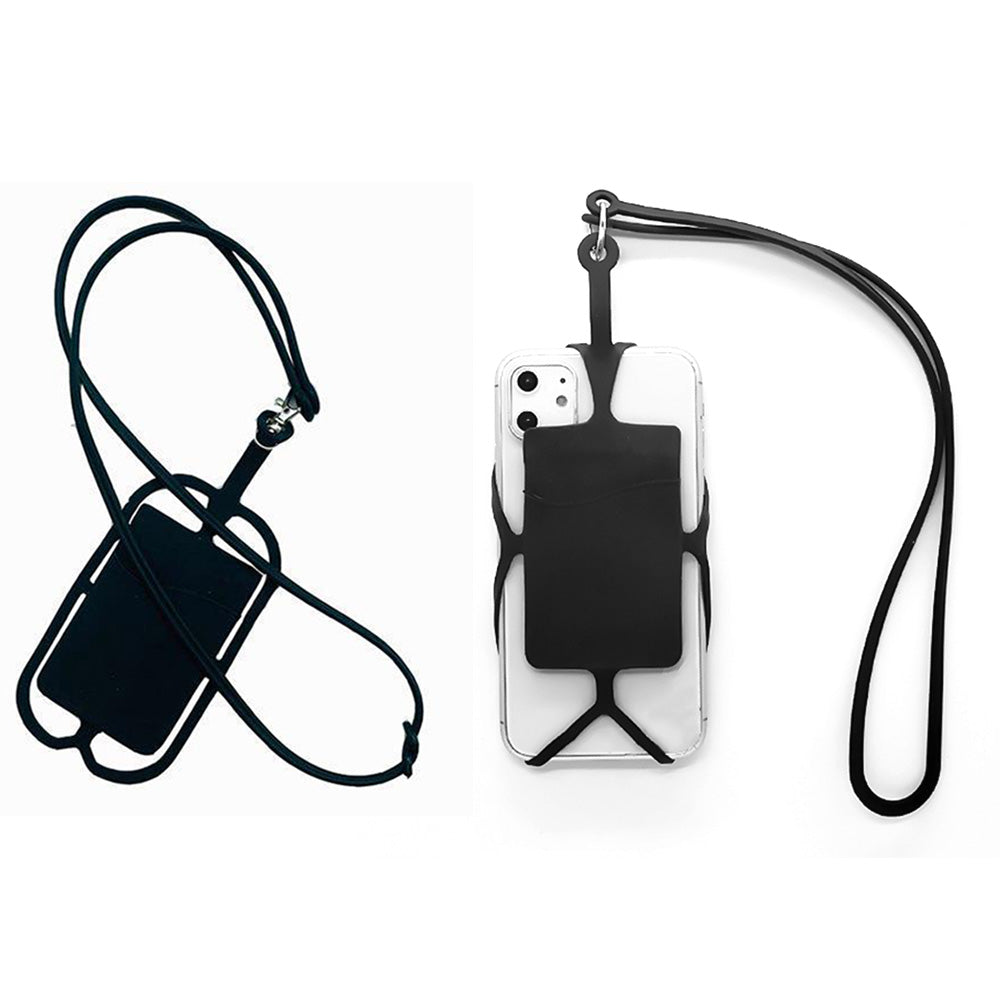 2PCS Universal Cell Phone Lanyard With Adjustable Neck Strap And Card Holder