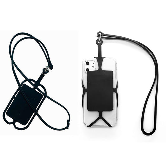 2PCS Universal Cell Phone Lanyard With Adjustable Neck Strap And Card Holder